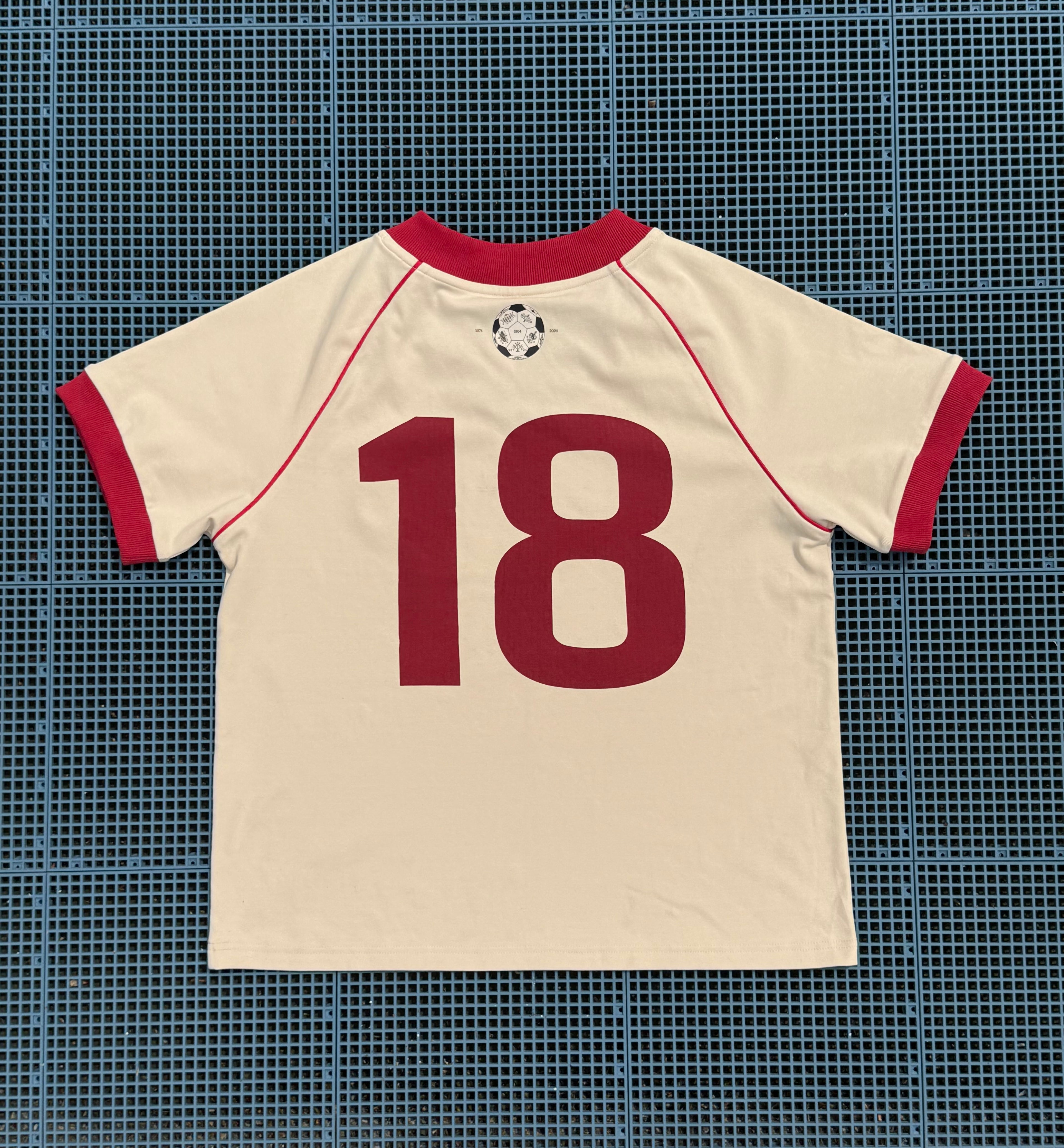 Eritaj Rétro Foutbòl Jersey Tee