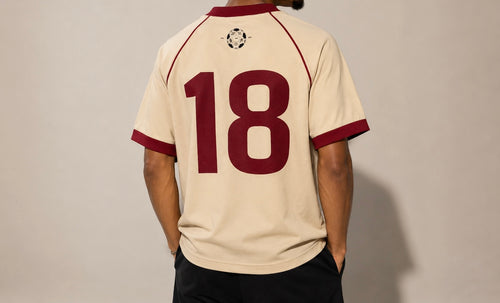 Eritaj Rétro Foutbòl Jersey Tee